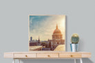 London's Cathedral-Wall_Art-80 x 80cm-Mounted Canvas-Wood-Pixalot