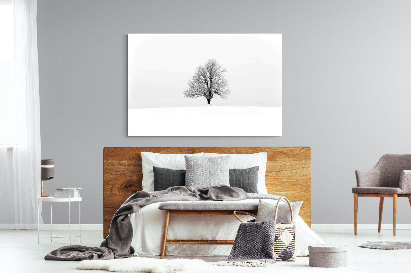 Lone Tree-Wall_Art-150 x 100cm-Mounted Canvas-No Frame-Pixalot