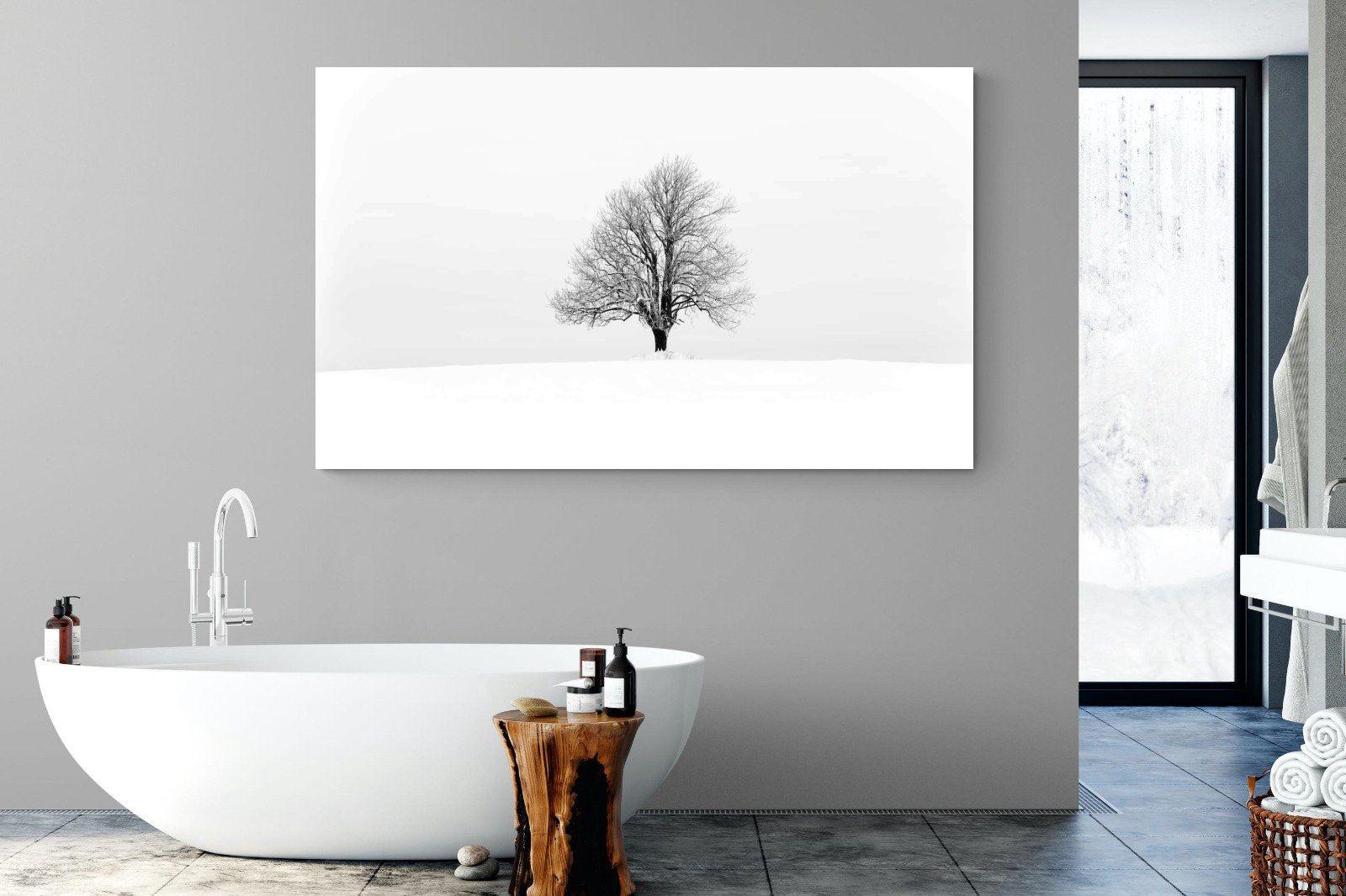 Lone Tree-Wall_Art-180 x 110cm-Mounted Canvas-No Frame-Pixalot