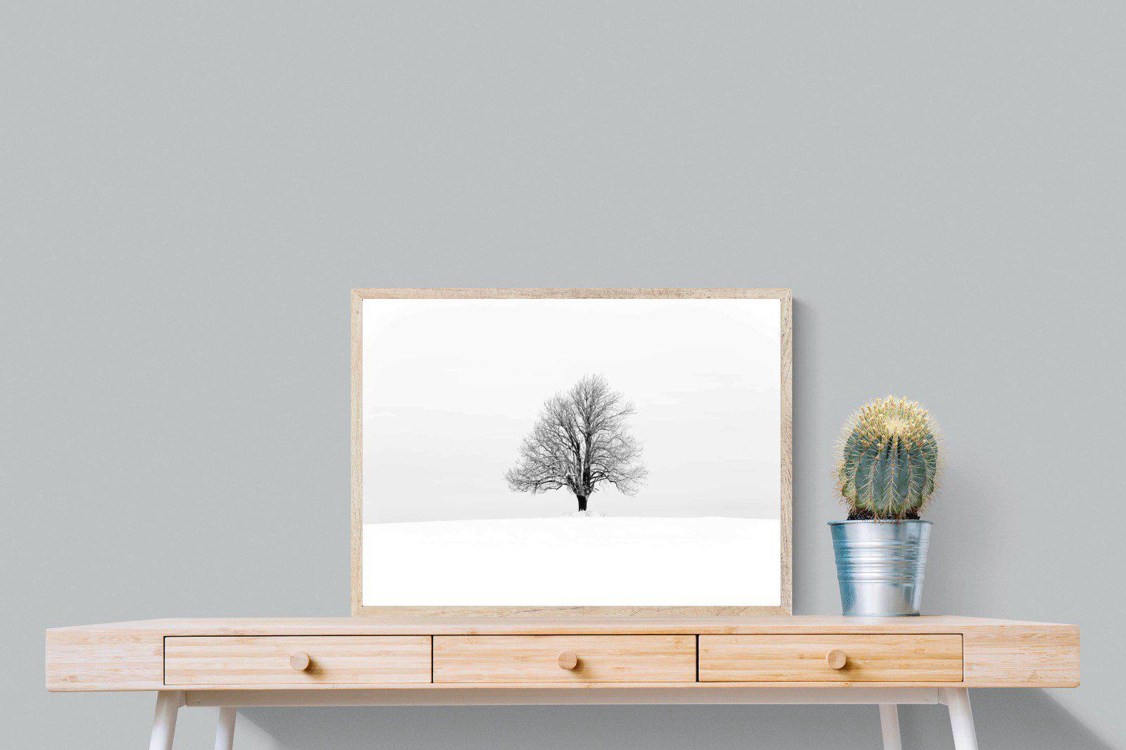 Lone Tree-Wall_Art-80 x 60cm-Mounted Canvas-Wood-Pixalot