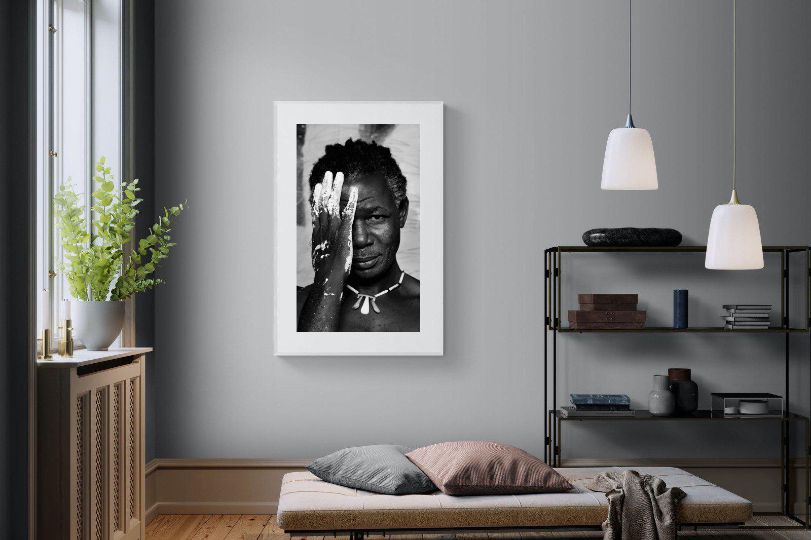 Look of an Artist-Wall_Art-100 x 150cm-Framed Print-White-Pixalot
