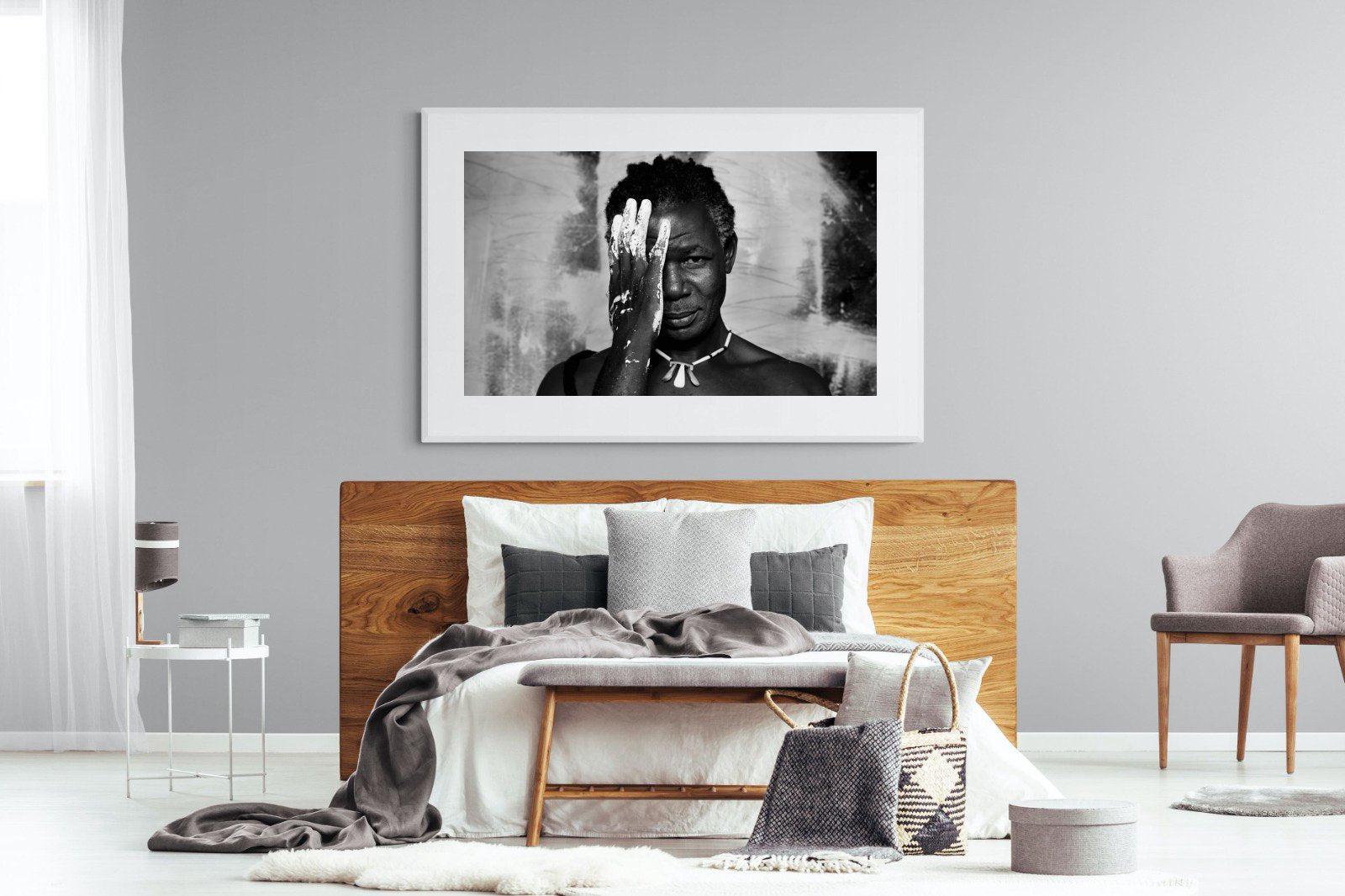 Look of an Artist-Wall_Art-150 x 100cm-Framed Print-White-Pixalot