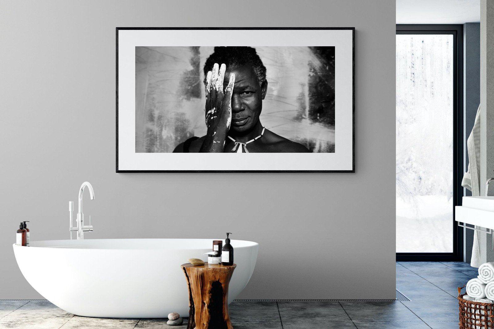 Look of an Artist-Wall_Art-180 x 110cm-Framed Print-Black-Pixalot