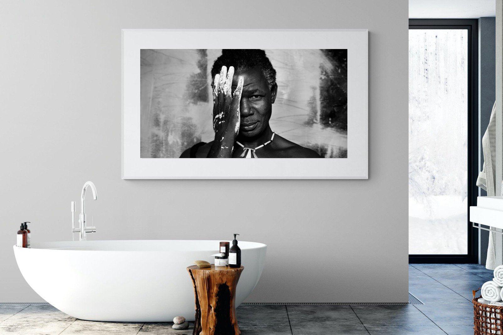 Look of an Artist-Wall_Art-180 x 110cm-Framed Print-White-Pixalot