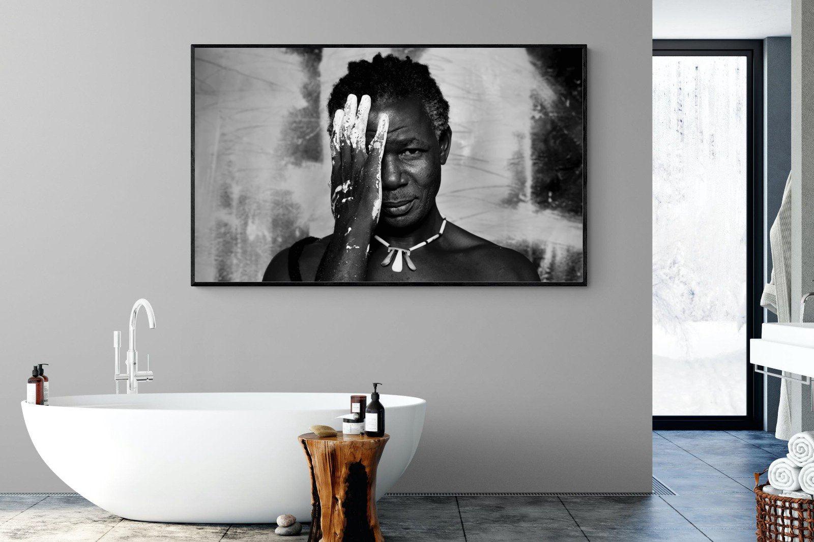 Look of an Artist-Wall_Art-180 x 110cm-Mounted Canvas-Black-Pixalot