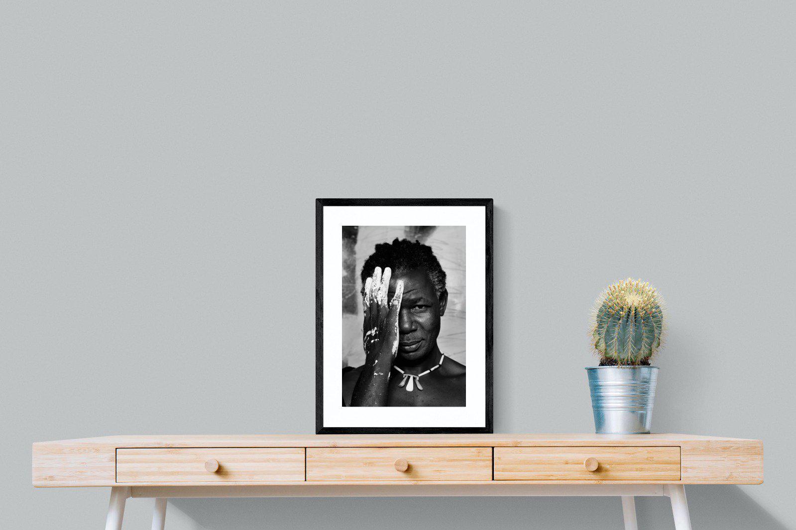 Look of an Artist-Wall_Art-45 x 60cm-Framed Print-Black-Pixalot