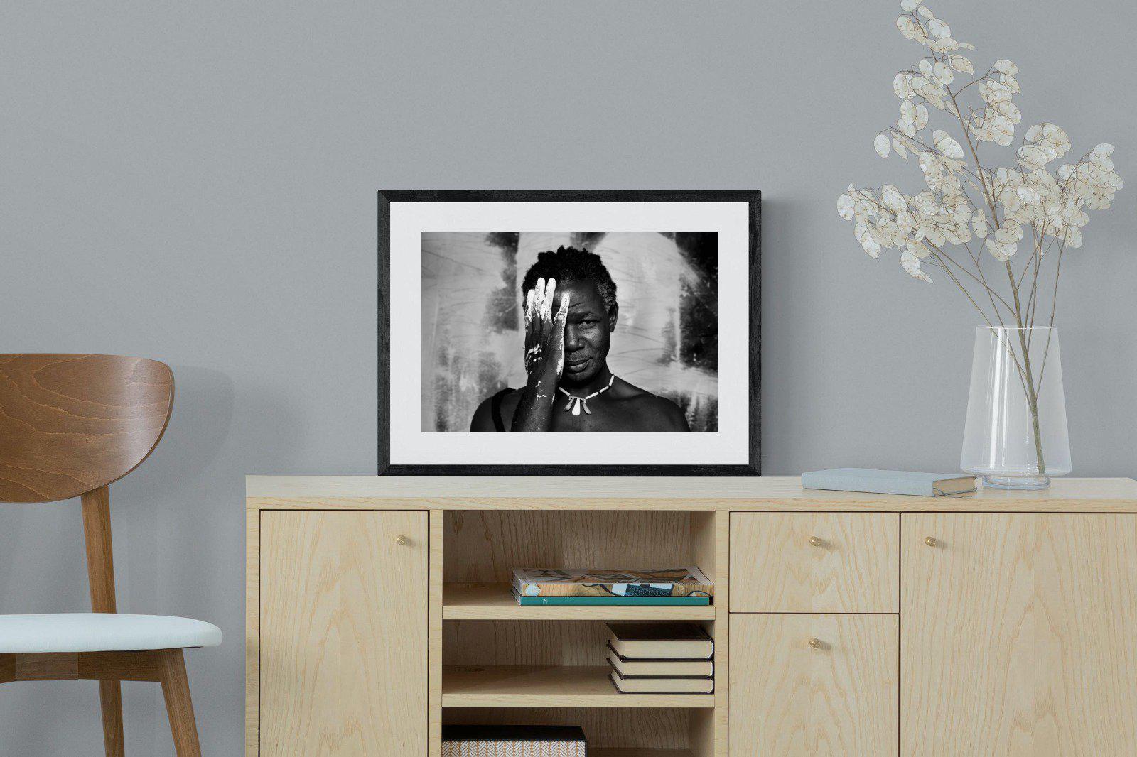 Look of an Artist-Wall_Art-60 x 45cm-Framed Print-Black-Pixalot