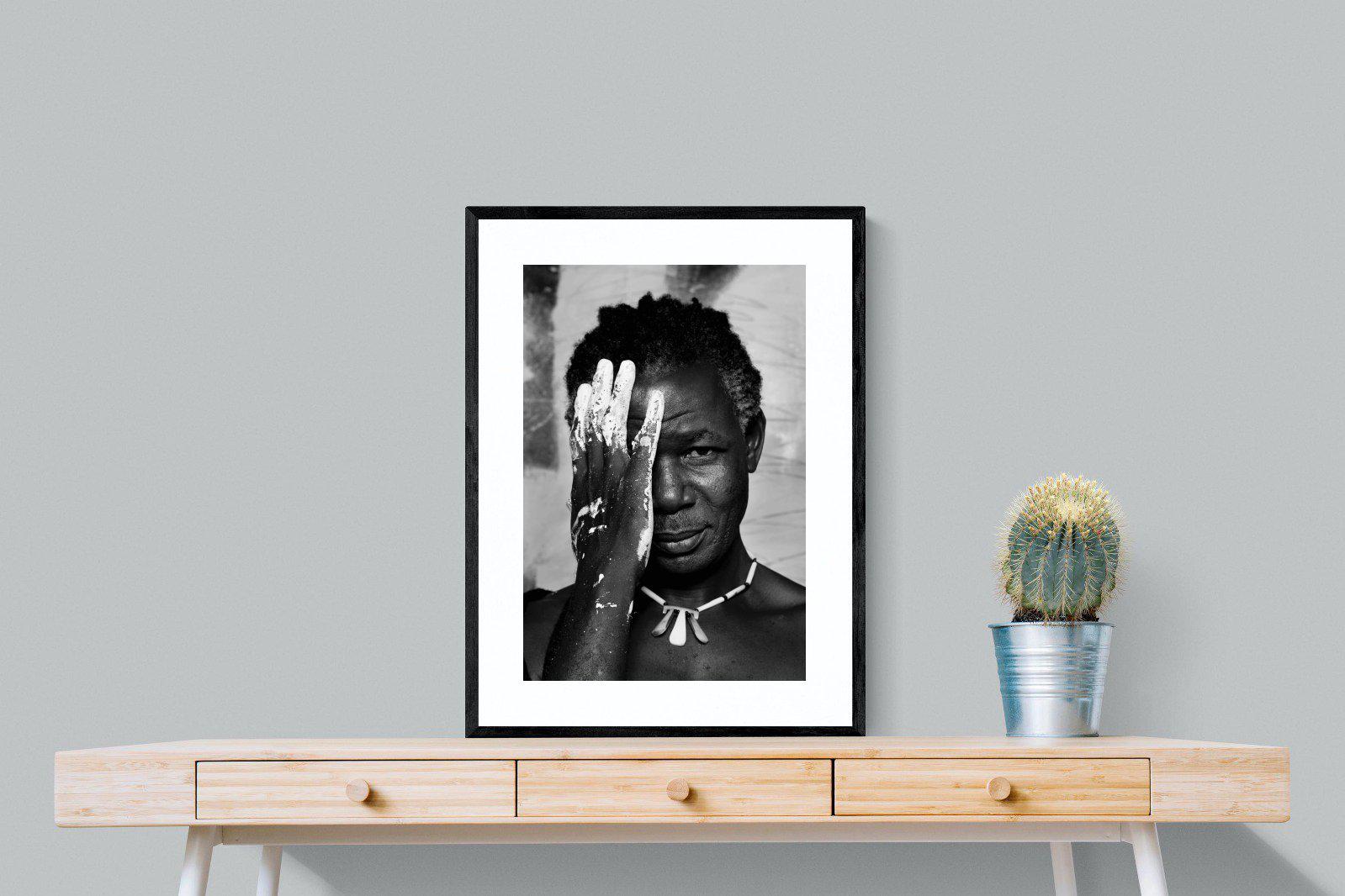 Look of an Artist-Wall_Art-60 x 80cm-Framed Print-Black-Pixalot