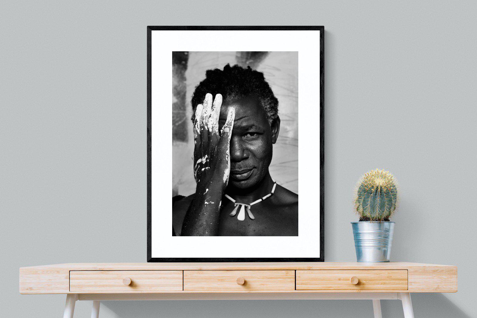 Look of an Artist-Wall_Art-75 x 100cm-Framed Print-Black-Pixalot