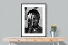 Look of an Artist-Wall_Art-75 x 100cm-Framed Print-Black-Pixalot