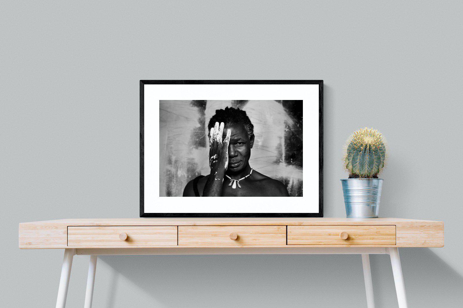 Look of an Artist-Wall_Art-80 x 60cm-Framed Print-Black-Pixalot