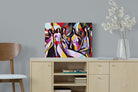 Lounging Ladies-Wall_Art-60 x 45cm-Mounted Canvas-No Frame-Pixalot