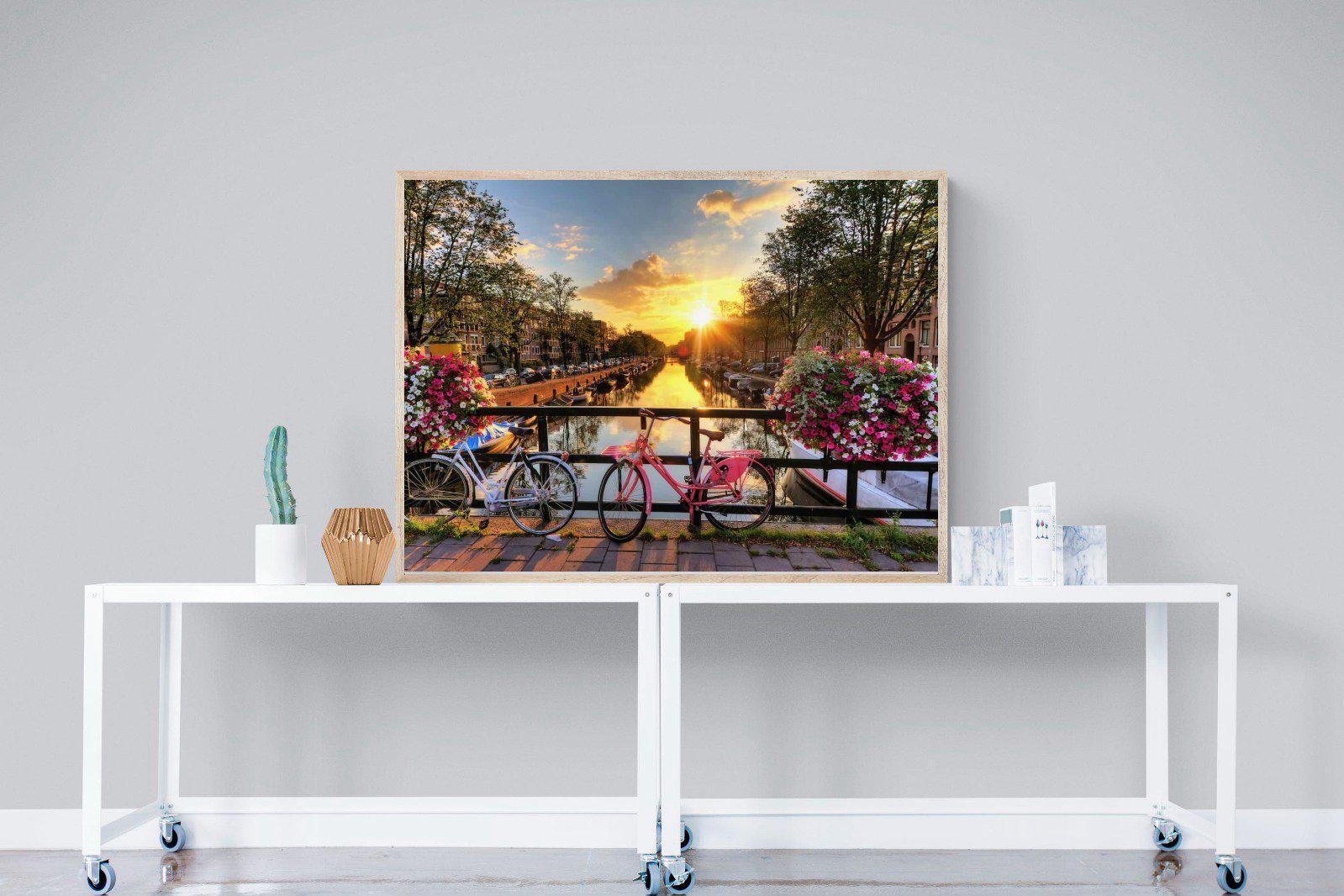 Love Bridge-Wall_Art-120 x 90cm-Mounted Canvas-Wood-Pixalot