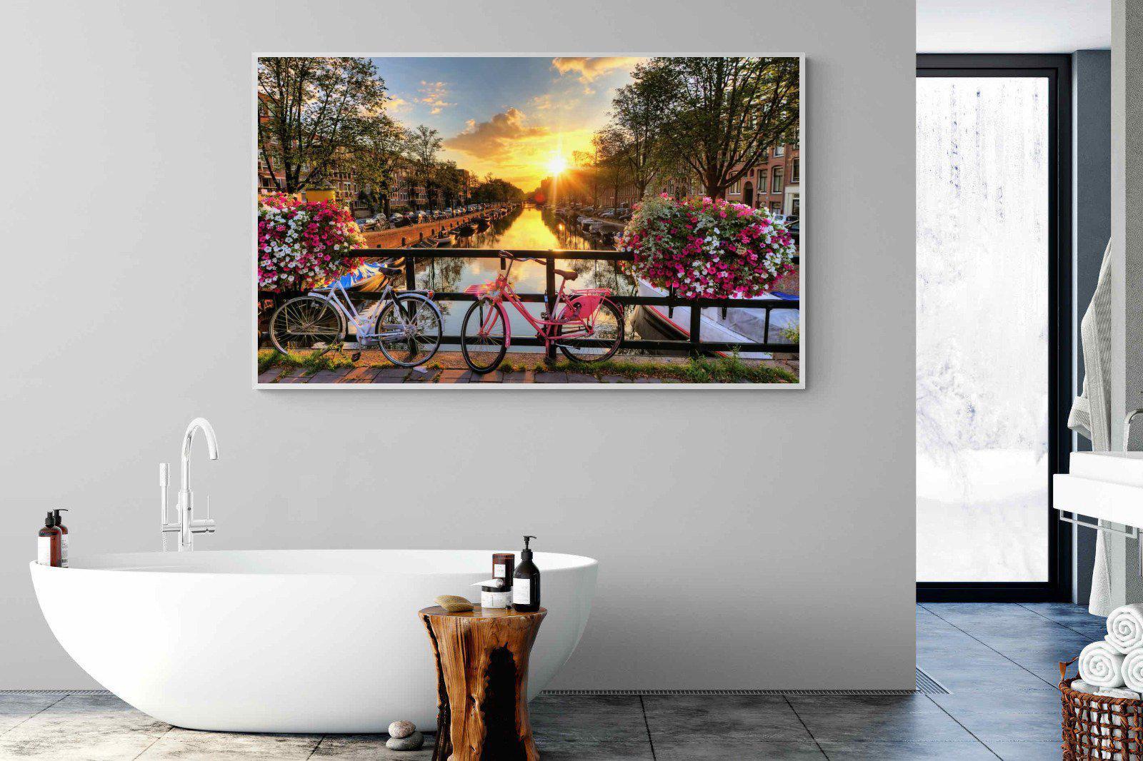 Love Bridge-Wall_Art-180 x 110cm-Mounted Canvas-White-Pixalot