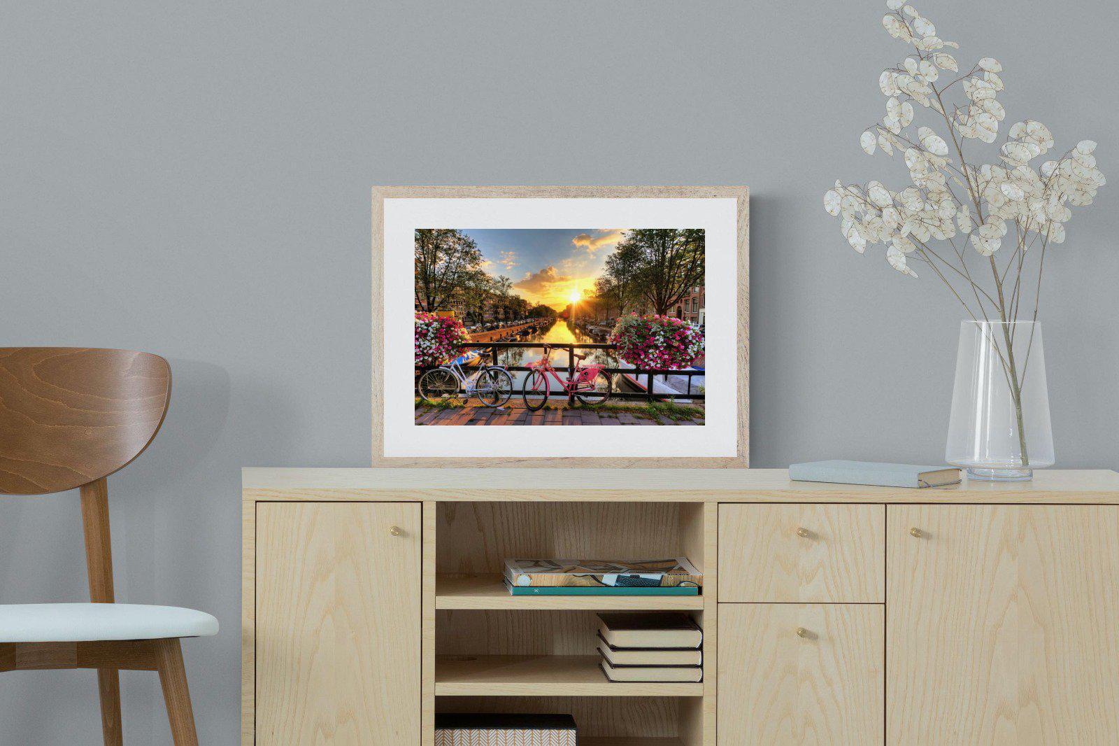 Love Bridge-Wall_Art-60 x 45cm-Framed Print-Wood-Pixalot