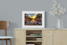 Love Bridge-Wall_Art-60 x 45cm-Framed Print-White-Pixalot