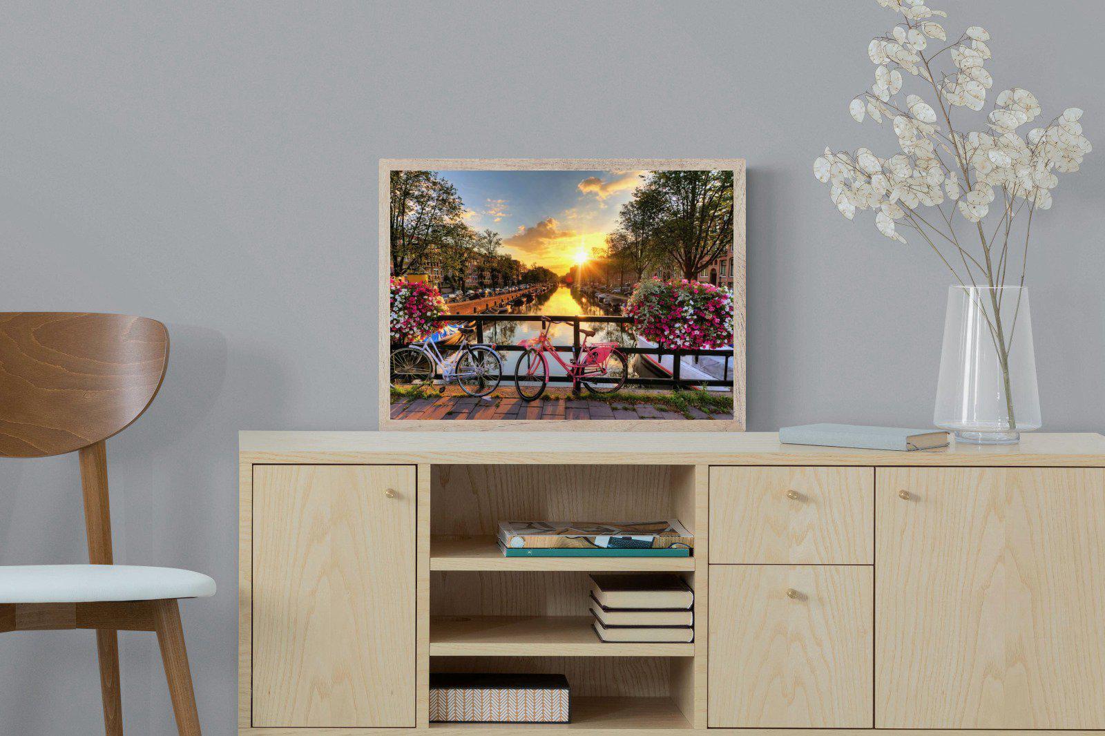 Love Bridge-Wall_Art-60 x 45cm-Mounted Canvas-Wood-Pixalot