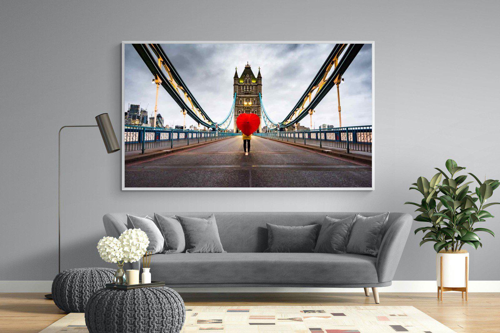 Love London-Wall_Art-220 x 130cm-Mounted Canvas-White-Pixalot