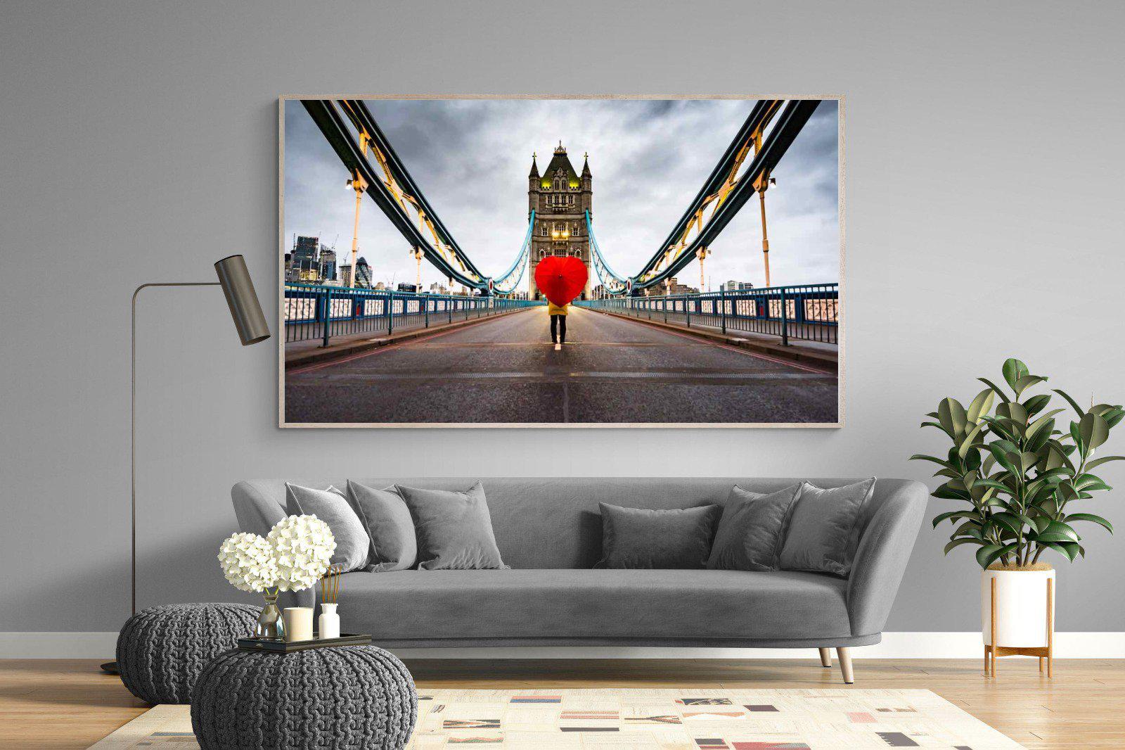 Love London-Wall_Art-220 x 130cm-Mounted Canvas-Wood-Pixalot