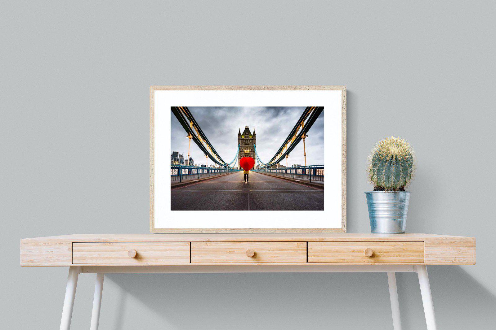 Love London-Wall_Art-80 x 60cm-Framed Print-Wood-Pixalot
