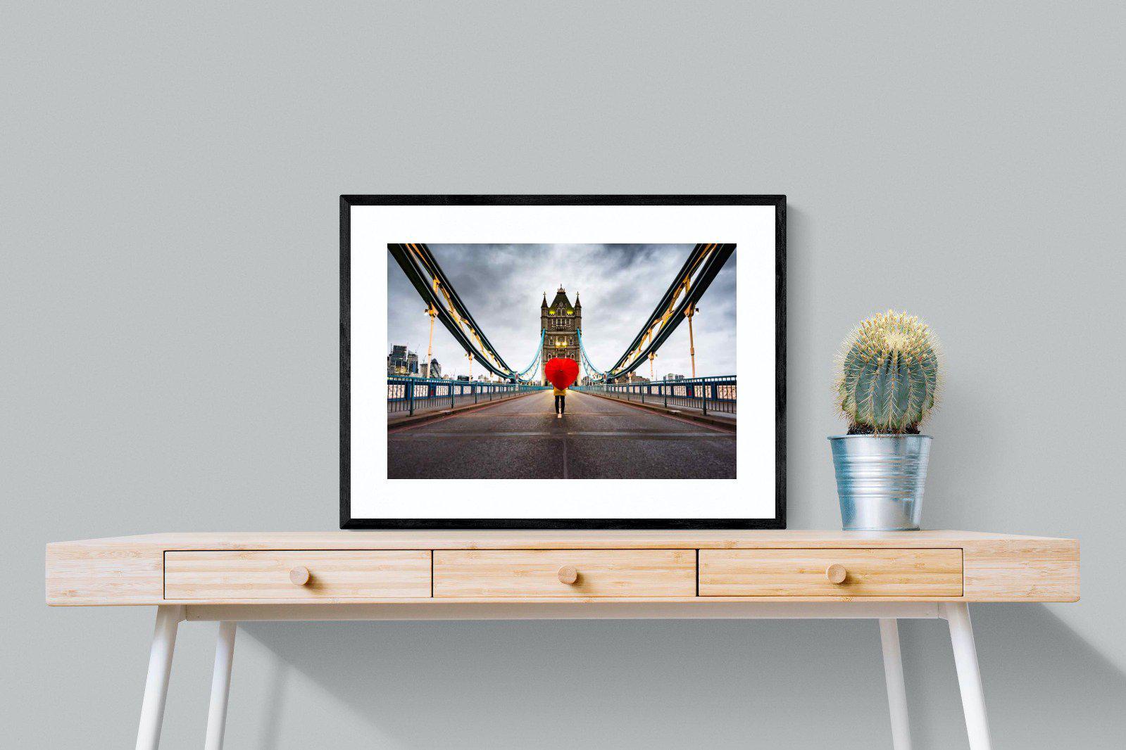 Love London-Wall_Art-80 x 60cm-Framed Print-Black-Pixalot