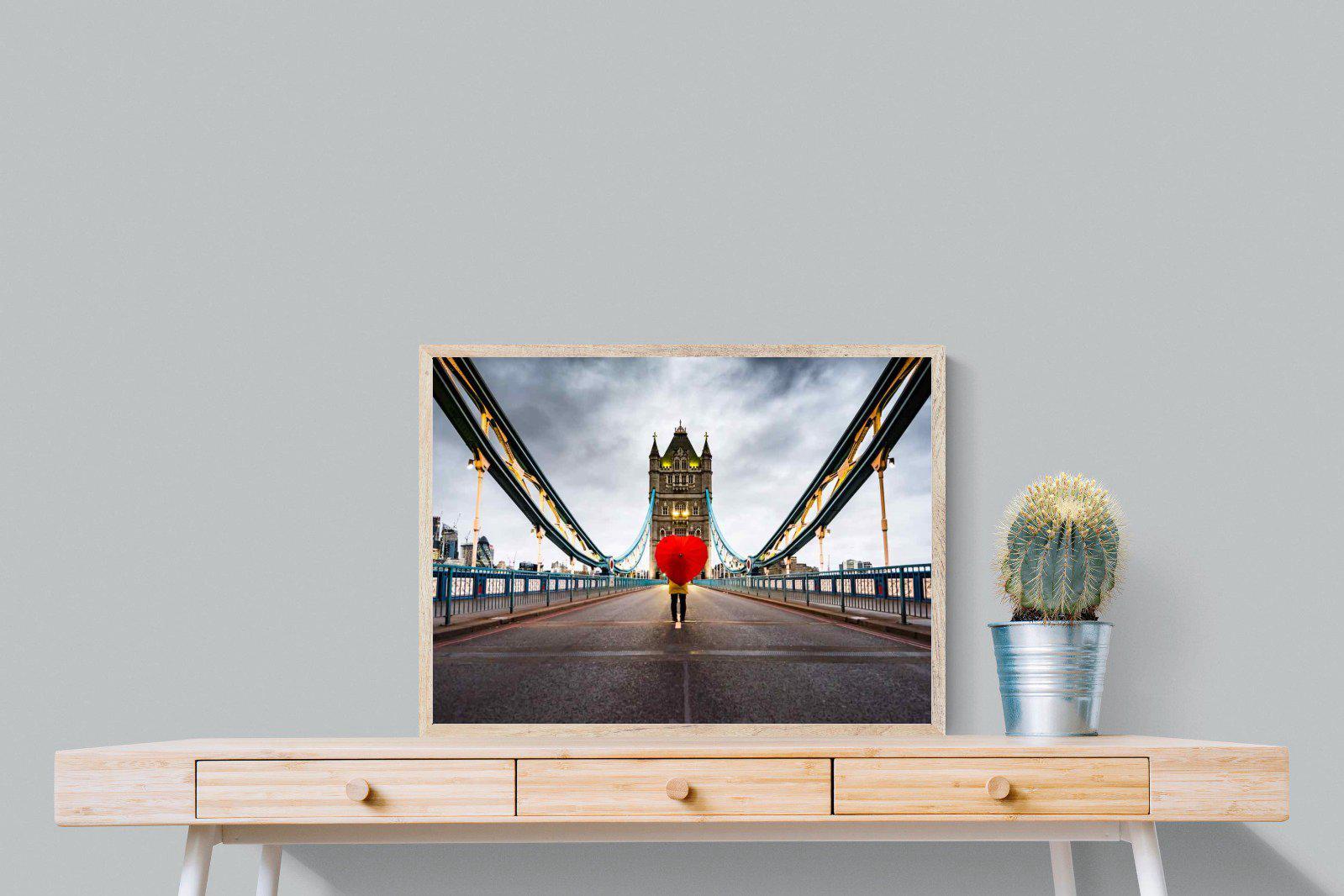 Love London-Wall_Art-80 x 60cm-Mounted Canvas-Wood-Pixalot