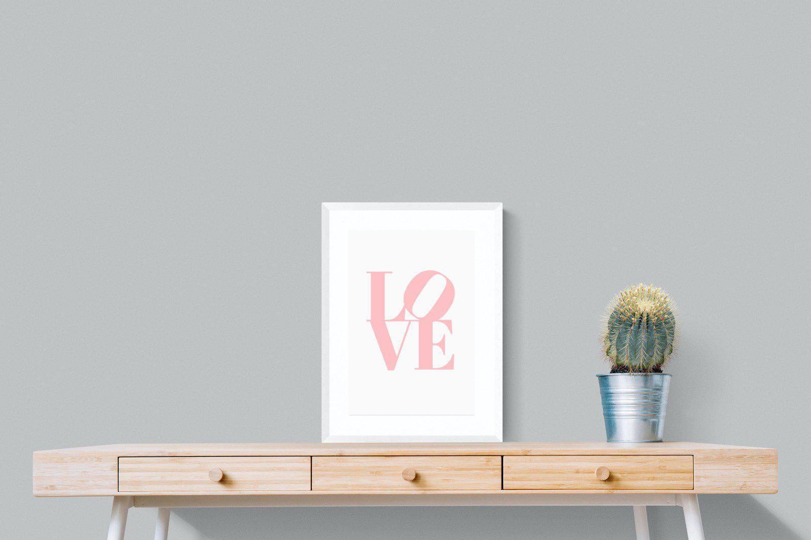 Love-Wall_Art-45 x 60cm-Framed Print-White-Pixalot