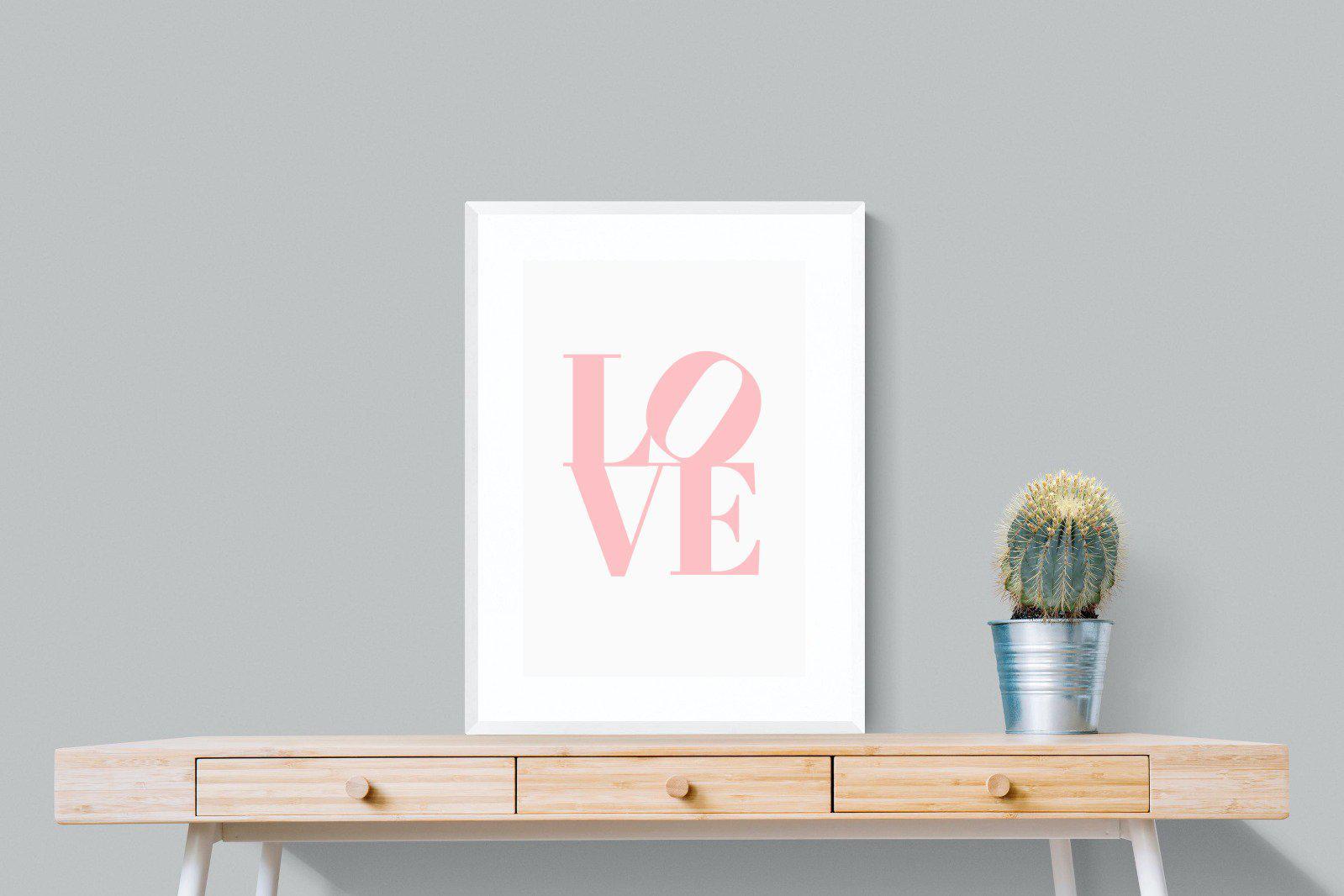 Love-Wall_Art-60 x 80cm-Framed Print-White-Pixalot