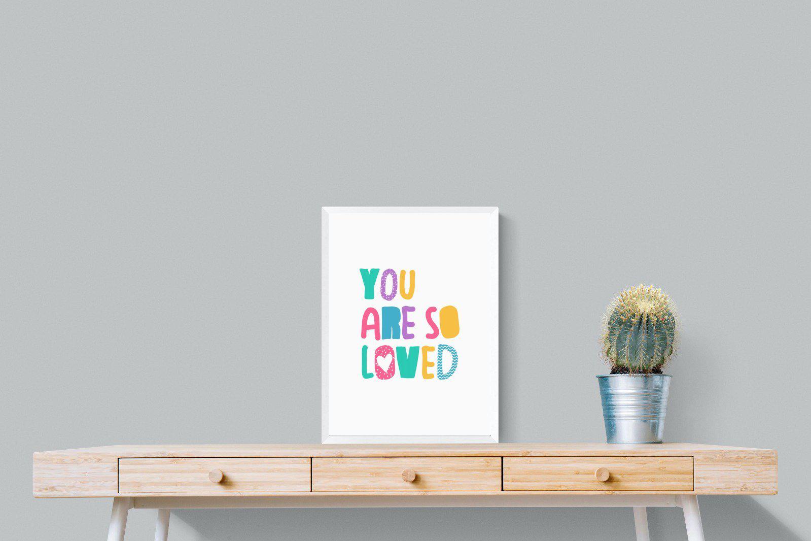 Loved-Wall_Art-45 x 60cm-Mounted Canvas-White-Pixalot