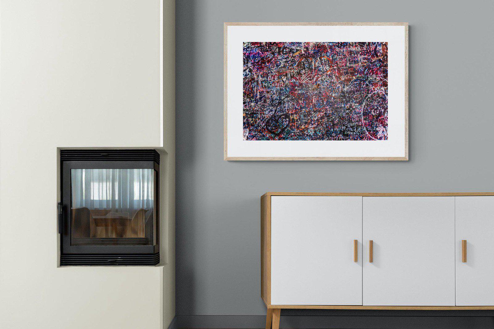 Lover's Wall-Wall_Art-100 x 75cm-Framed Print-Wood-Pixalot