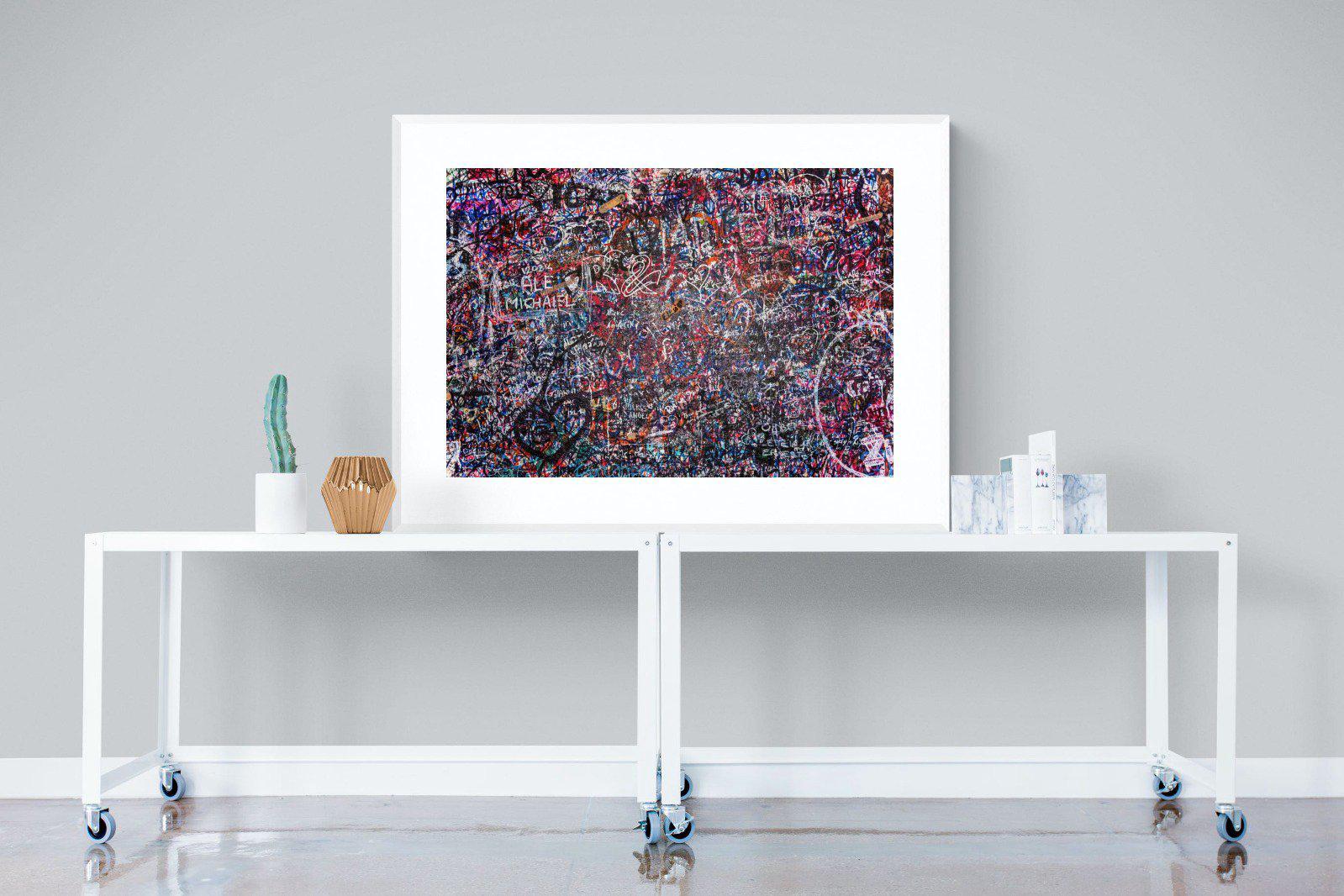 Lover's Wall-Wall_Art-120 x 90cm-Framed Print-White-Pixalot