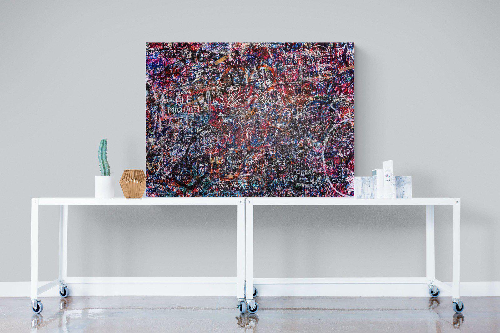 Lover's Wall-Wall_Art-120 x 90cm-Mounted Canvas-No Frame-Pixalot
