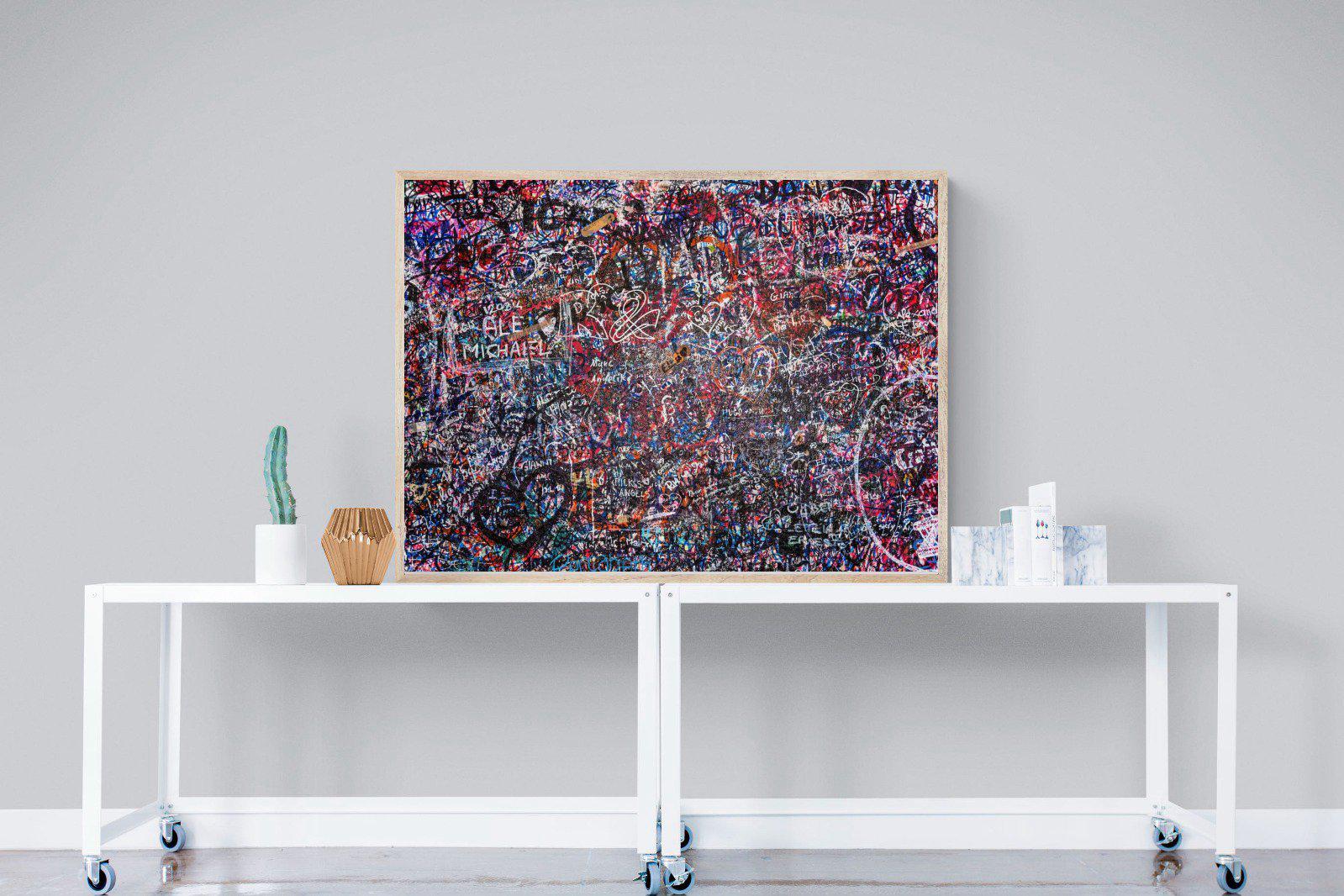 Lover's Wall-Wall_Art-120 x 90cm-Mounted Canvas-Wood-Pixalot