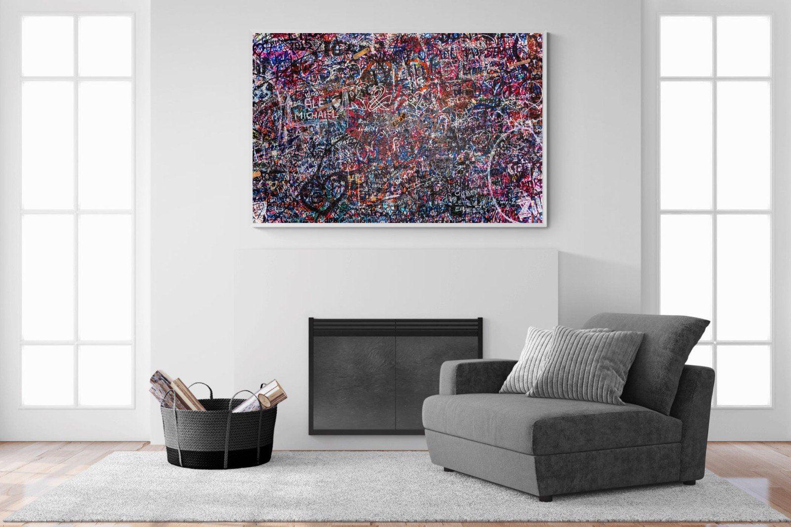 Lover's Wall-Wall_Art-150 x 100cm-Mounted Canvas-White-Pixalot