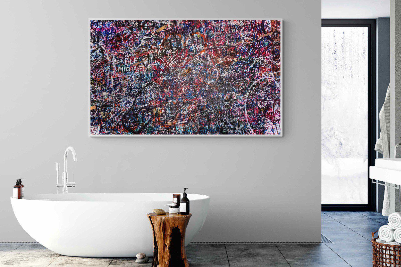 Lover's Wall-Wall_Art-180 x 110cm-Mounted Canvas-White-Pixalot