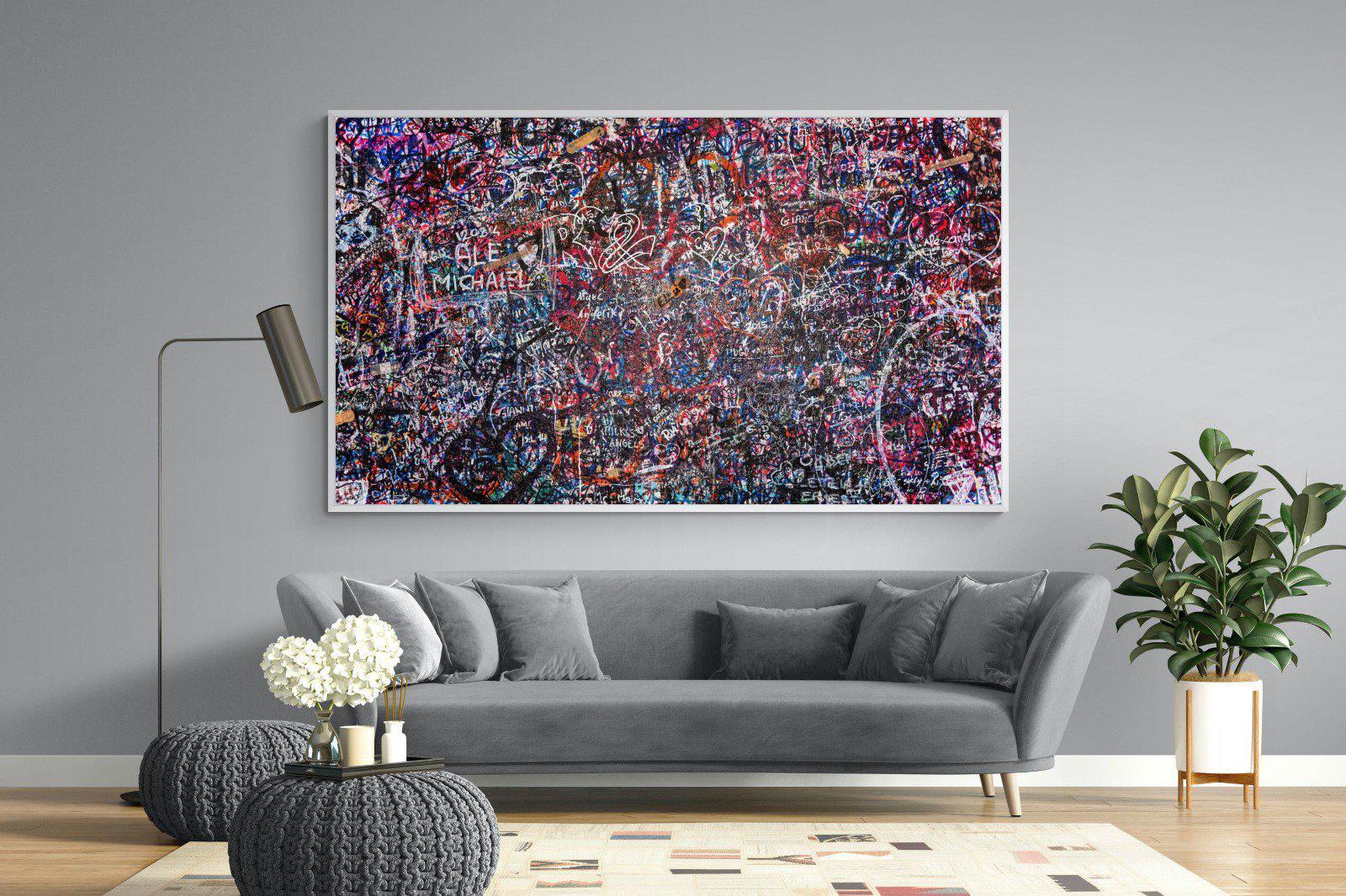 Lover's Wall-Wall_Art-220 x 130cm-Mounted Canvas-White-Pixalot