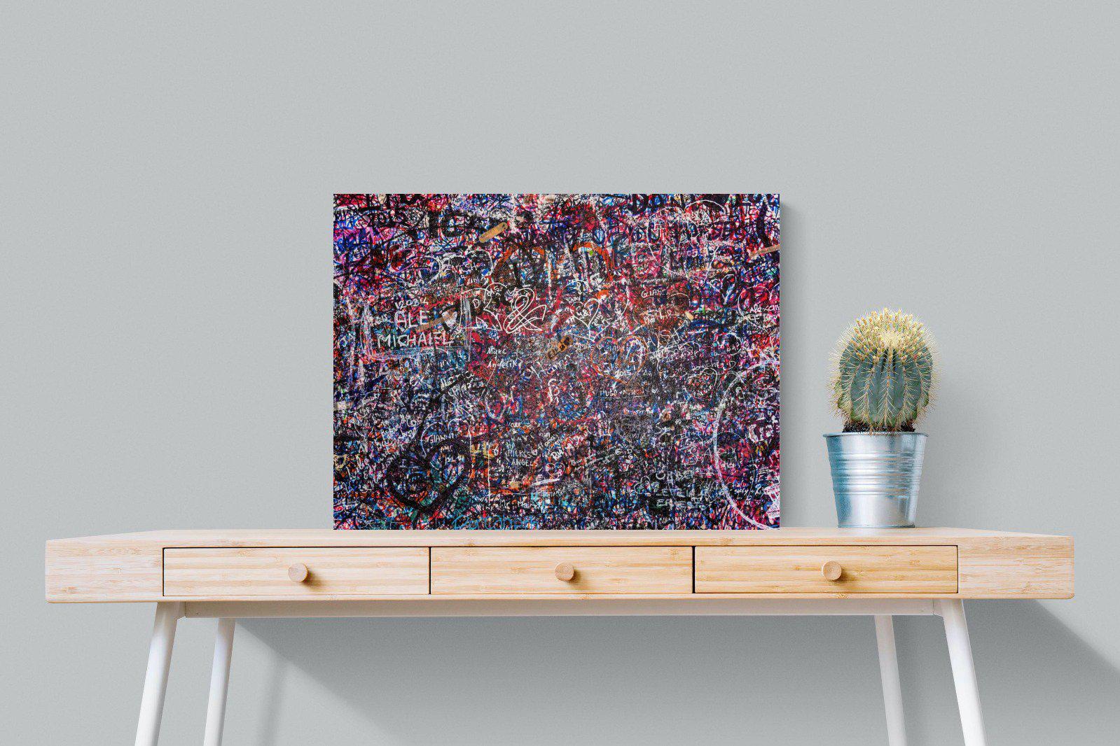 Lover's Wall-Wall_Art-80 x 60cm-Mounted Canvas-No Frame-Pixalot