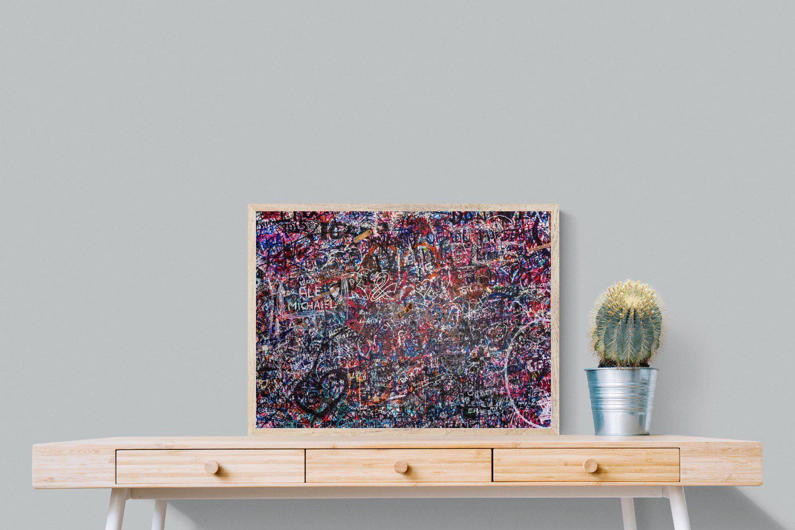 Lover's Wall-Wall_Art-80 x 60cm-Mounted Canvas-Wood-Pixalot