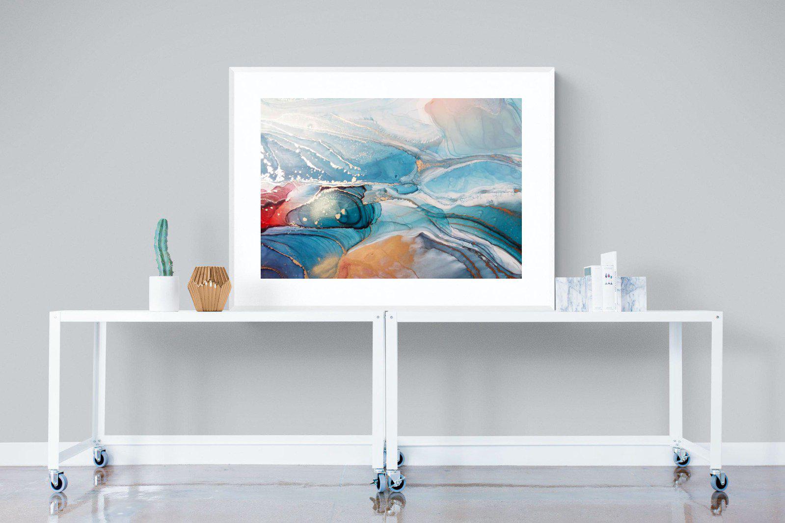 Lucid-Wall_Art-120 x 90cm-Framed Print-White-Pixalot