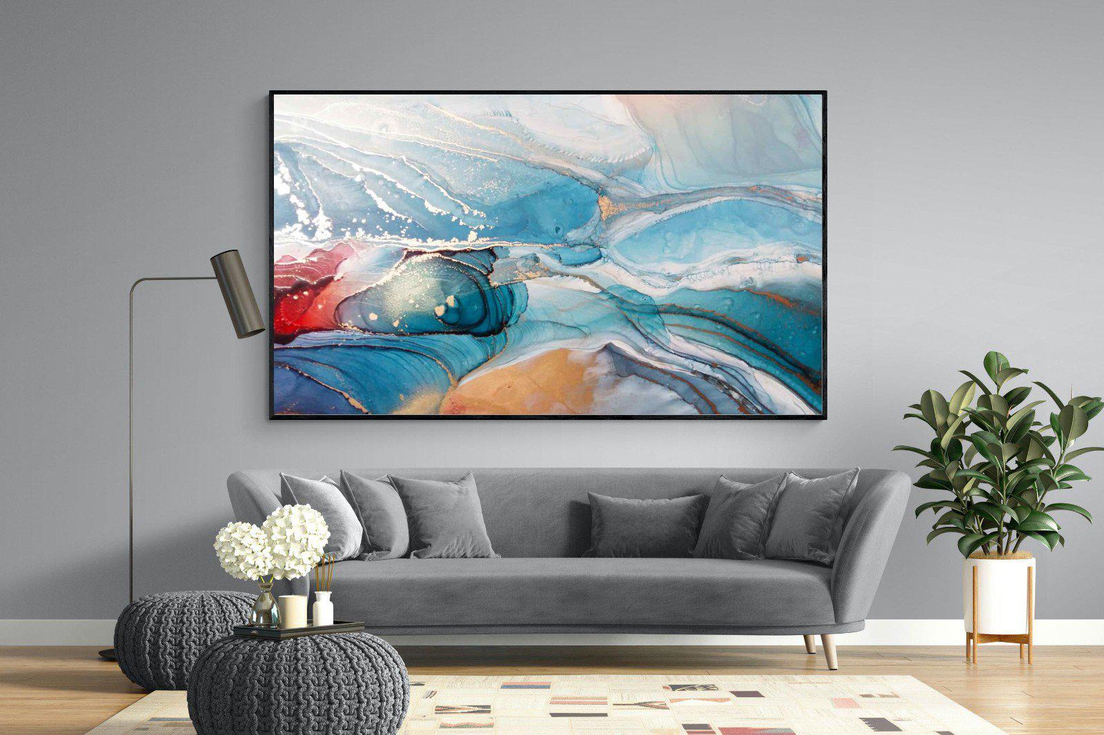 Lucid-Wall_Art-220 x 130cm-Mounted Canvas-Black-Pixalot