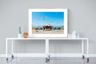 Lunch At The Beach-Wall_Art-120 x 90cm-Framed Print-Wood-Pixalot