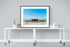 Lunch At The Beach-Wall_Art-120 x 90cm-Framed Print-Black-Pixalot