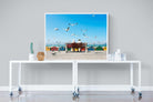Lunch At The Beach-Wall_Art-120 x 90cm-Mounted Canvas-White-Pixalot