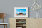 Lunch At The Beach-Wall_Art-60 x 45cm-Framed Print-Wood-Pixalot