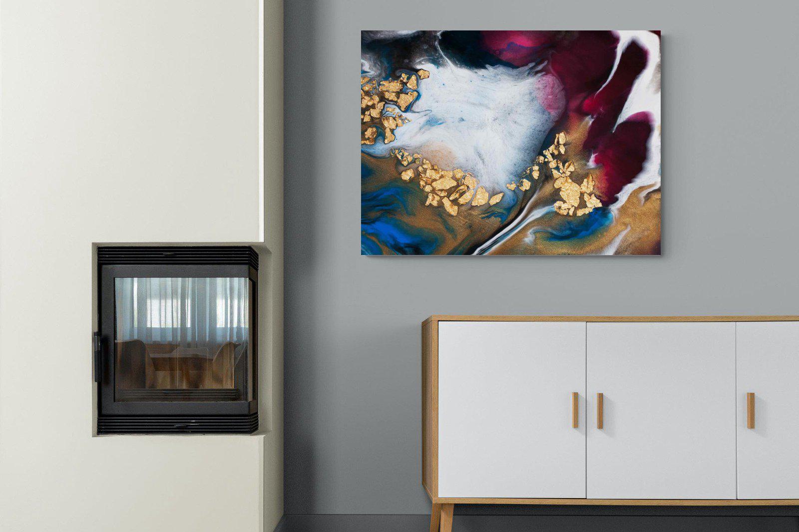 Lux Liquid-Wall_Art-100 x 75cm-Mounted Canvas-No Frame-Pixalot