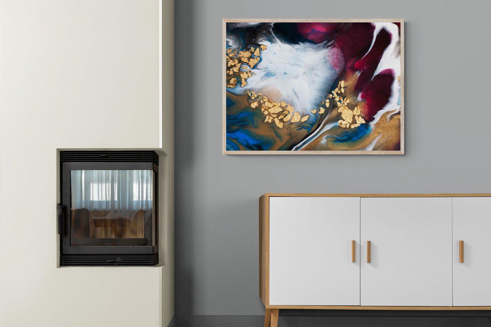 Lux Liquid-Wall_Art-100 x 75cm-Mounted Canvas-Wood-Pixalot