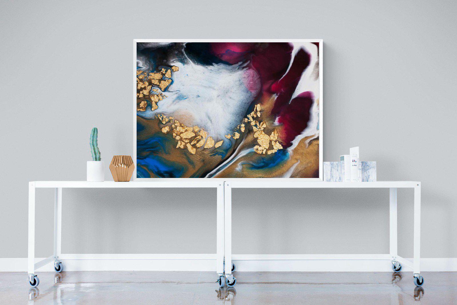 Lux Liquid-Wall_Art-120 x 90cm-Mounted Canvas-White-Pixalot