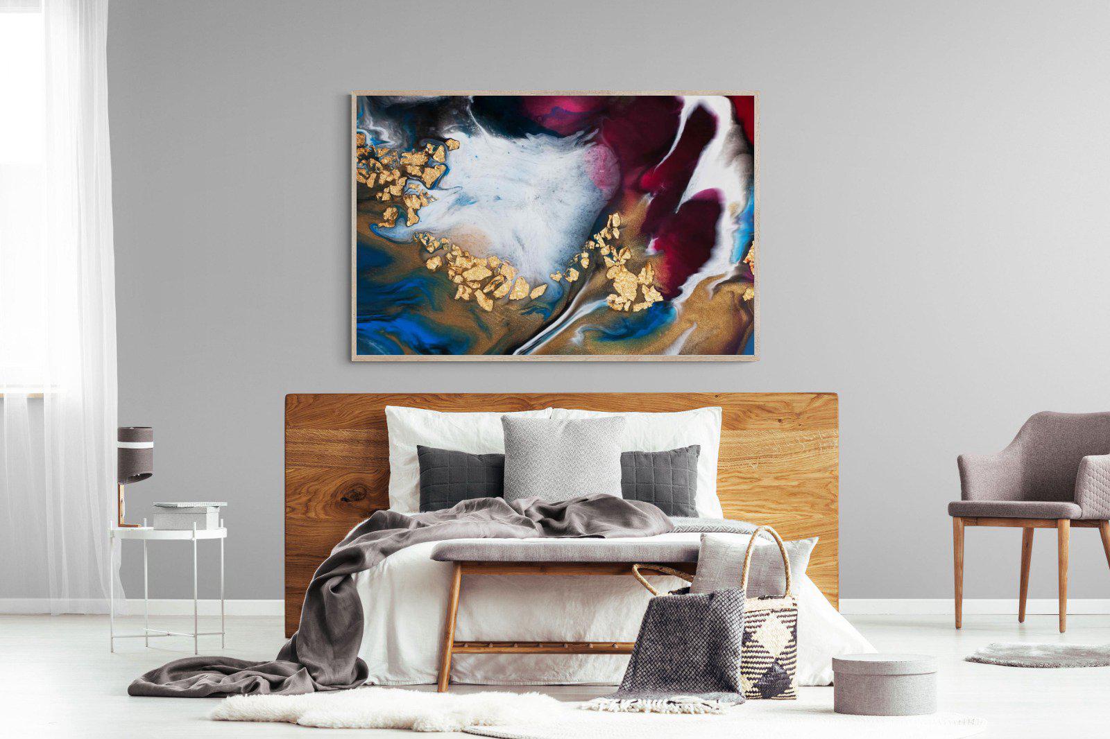 Lux Liquid-Wall_Art-150 x 100cm-Mounted Canvas-Wood-Pixalot