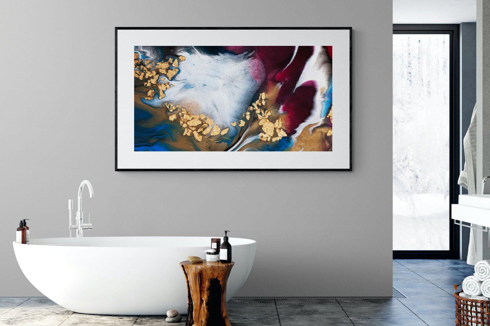Lux Liquid-Wall_Art-180 x 110cm-Framed Print-Black-Pixalot