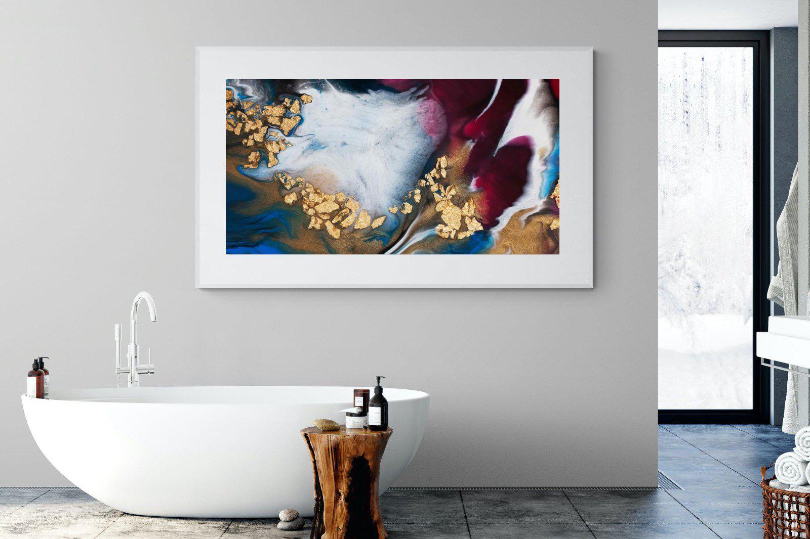 Lux Liquid-Wall_Art-180 x 110cm-Framed Print-White-Pixalot